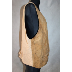 KAMIZELKA SKÓRA ZAMSZ rozm. 56